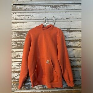 Carhartt Men's Vibrant Orange Hoodie